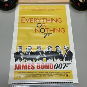 007 JAMES BOND ジェームズボンド50周年　B3 ポスター　非売品