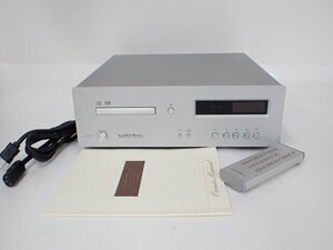 【良品】 LUXMAN ラックスマン CDプレーヤー D-03X 2022年製 説明書/電源ケーブル/リモコン付き オーディオ △ 6E907-1