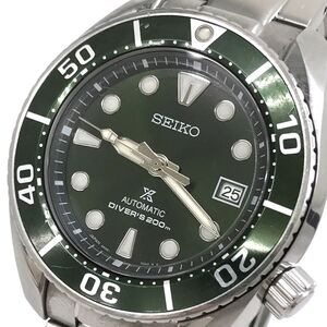 美品 SEIKO セイコー PROSPEX プロスペックス SUMO スモウ 腕時計 SBDC081 自動巻き 機械式 ダイバー グリーン カレンダー 動作確認済