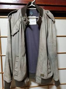 （値下げ）G-STAR RAW 皮革ジャケット（M）