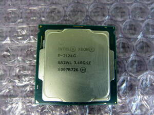 ◎CPU Intel XEON　E-2124G　3.40GHz SR3WL 動作品 1個　中古 クリックポスト発送◎