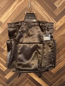 J1070 PELLE BORSA バックパック リュックサック ブラック 大容量 発送ヤマト　サイズ 札幌