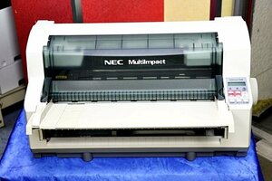 現行機種/LANボード装着済　NEC/ドットインパクトプリンター MultiImpact ★700XE(PR-D700XE)/前後トレイ付属★　55435Y