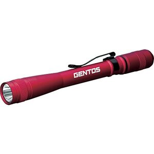 GENTOS(ジェントス) 懐中電灯 小型 LED ペンライト 単4形電池式 100ルーメン AP-100RD レッド