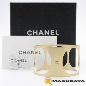 ◆◇【未使用保管品】CHANEL シャネル マットゴールド バングル◇◆