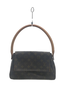 LOUIS VUITTON◆ミニ・ルーピング_モノグラム_BRW/PVC/BRW/M51147