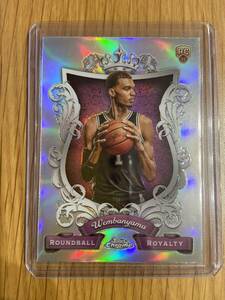 ビクター・ウェンバンヤマ 2023-24 Topps Chrome Basketball Roundball Royalty Silver Victor Wembanyama RC サンアントニオ・スパーズ