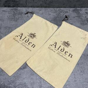 超希少　激レア　ビンテージ ALDEN シューバッグ　靴袋 保管袋 オールデン