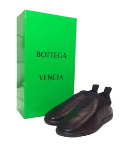 BOTTEGA VENETA ボッテガヴェネタ レザー スリッポン シューズ スニーカー 靴 ブラック 黒 メンズ 41