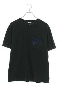 ロエベ LOEWE H526Y22X99 サイズ:M アナグラムポケットTシャツ 中古 SS13