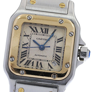 カルティエ CARTIER W20057C4 サントスガルべSM YGコンビ 自動巻き レディース _820300