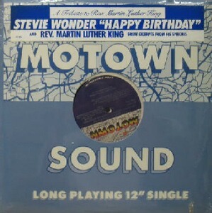 %% STEVIE WONDER / HAPPY BIRTHDAY (4517MG) キング牧師 Y15