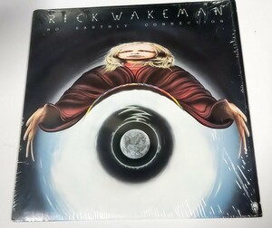 ★美品 リック・ウエイクマン RICK WAKEMAN 神秘への旅路 NO EARTHLY CONNECTION (ポール用ミラー付) LP