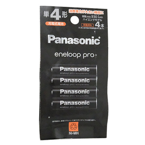 【ゆうパケット対応】Panasonic■eneloop pro 単4形 4本パック(ハイエンドモデル) BK-4HCD/4H■新品未開封 [管理:1000028442]