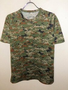 z5410迷彩柄★カモフラ★総柄Tシャツ★ミリタリー★サイズM★ARMY★送料格安