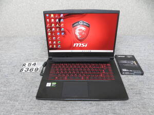 強力 ゲーミング MSI GF63 THIN 10SCSR GTX 1650 Ti◆ 秒速起動 i7 第10世代/ 16GB /新品・暴速SSD1000GB◆15.6型◆Windows11◆Office付