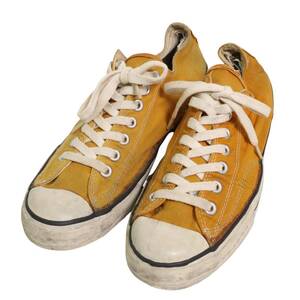 コンバース CONVERSE 希少 オリジナル USA製 70s ヴィンテージ チャックテイラー CT70 一つ星 マスタード からし US10 1/2 約28.5cm相当