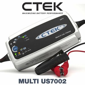 CTEK シーテック バッテリー チャージャー MUS7002 8ステップ充電 ハイパワー7Aモデル 日本語簡易説明書付 新品