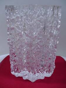 花瓶　クリスタルガラス
