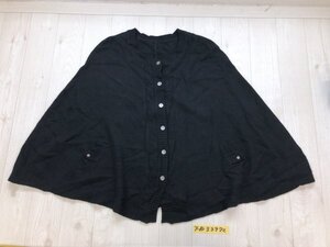 LASANTE レディース カシミヤニットポンチョ M-L 黒