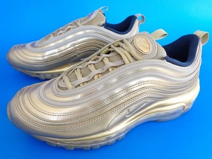 13085■美品 19年製 NIKE AIR MAX 97 OG metallic gold ナイキ エア マックス 金 ゴールド メタリック CT4556-700 25 cm