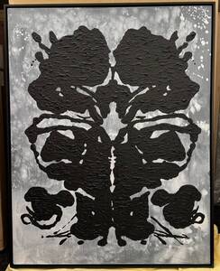 真作保証 ヒロ・杉山 UNTITLED (RORSCHACH #1) 原画30号 キャンバス・アクリル 大作 ロッカクアヤコ KYNE 山口歴 花井祐介 村上隆 草間彌生