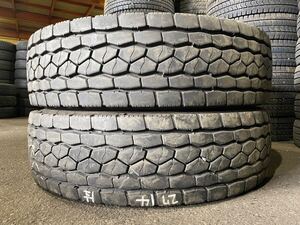 ロ5997 送料無料(一部対象外)☆ブリヂストンBRIDGESTONE M800 275/80R22.5 151/148J 2本価格　2019年製