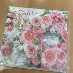 2025 Flowerful Days 壁掛けカレンダー　エイボン