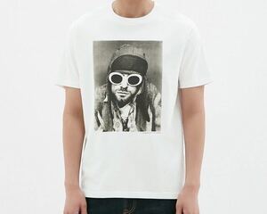 即完売品★カートコバーン Tシャツ Mサイズ ニルヴァーナ NIRVANA フォト バンド 入手困難 ナンバーナイン ヒステリックグラマー GU