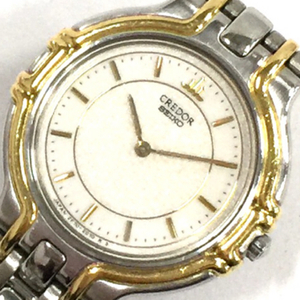 1円 セイコー クレドール 2F70-0610 クォーツ 腕時計 2針 レディース ファッション小物 純正ブレス 未稼働品 SEIKO