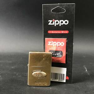 Zippo ジッポ ライター No.0518 交換用芯付き 着火確認済み ゴールド プレートK18 24f菊TK