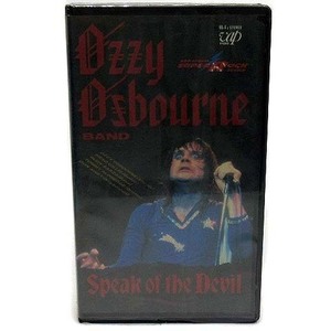 未使用品 未開封 VHS ビデオテープ オジーオズボーン OZZY OZBOURNE スピークオブザデビル 悪魔の囁き ロック ヘヴィメタル VPVR-67669