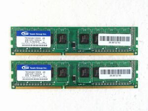 Team DDR3 SDRAM DDR3-1333(PC3-10600U)2GB×2枚=4GB ■24