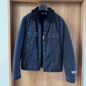 良品 WIND AND SEA マインデニム ボアデニムジャケット 定価55,000円 2 MINEDENIM ウィンダンシー Denim Boa G JKT コラボブルゾン Gジャン