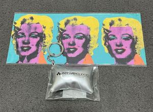 andy warhol キョウト キーホルダー シルバー ポストカード 三つのマリリン