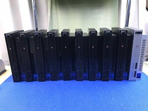 A10 SONY PS2 本体 7台 セット ミッドナイトブルー まとめ売り 大量 純正 動作未確認 ジャンク SCPH-10000 SCPH-50000