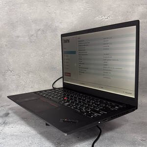 Su-250541. LENOVO / ThinkPad X1 Carbon Gen8 / Core i7-10510U / 第10世代CPU / 16GBメモリ / HDD無 / 14インチ / 通電確認・ジャンク