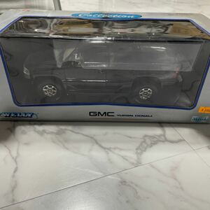 《箱付き》【1/18スケール】GMC Yukon Denali Welly ウェリー ミニカー 模型 コレクション放出 ユーコン デナリ 黒 ブラック