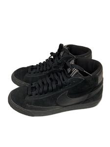 NIKE◆BLAZER MID PRM VNTG/ブレーザーミッドプレミアムビンテージ/ブラック/24cm/BLK