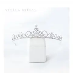 【美品】STELLA BRIDALステラブライダル　ティアラ