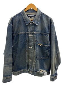 NEIGHBORHOOD◆SAVAGE DENIM TYPE-1 JACKET/Gジャン/M/デニム/IDG/242XBNH-JKM01//