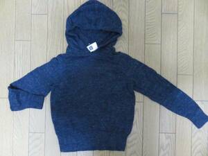 【新品】 ＧＡＰ　ＫＩＤＳフード付セーター　１２０　定価6900