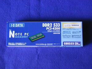 ♪NOTE PC　MEMORY♪256MB♪DDR2 533 PC2-4200♪新品♪