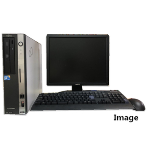 中古パソコン Windows 7 Pro 32bit 19インチ液晶セット 富士通 ESPRIMO Dシリーズ Core i3～/メモリ4G/HDD500GB/DVD-ROM