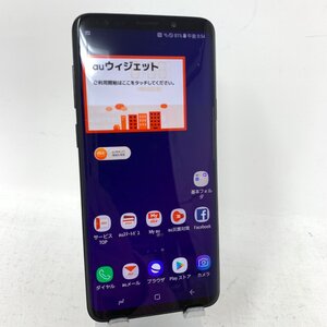 【動作品】SAMSUNG/Galaxy S9+/64GB/ブラック/良好/61985