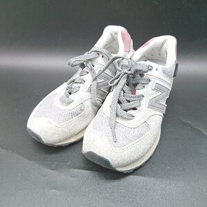 ◇ Θ New Balance ニューバランス NBJ-1148840 スニーカー サイズ24.5 グレー レディース E