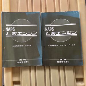 NAPS L型 エンジン 整備要領書　L20 L28 整備書