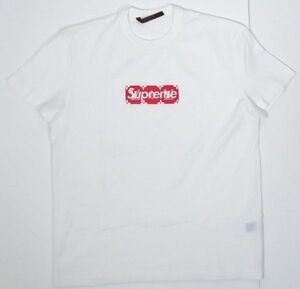 17AW LOUIS VUITTON x SUPREME BOX TEE ルイヴィトン シュプリーム Tシャツ XXS b8695