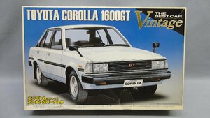 アオシマ 1/24 ベストカーヴィンテージシリーズ 64 カローラ 1600GT TE71型 (1982) 未組 AOSHIMA