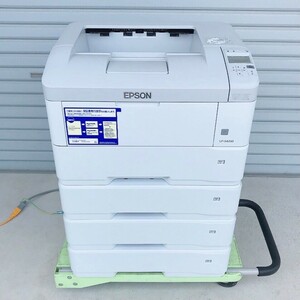 EPSON レーザープリンター LP-S4250 A3 モノクロ プリンター エプソン 印刷枚数19241枚 増設カセット3段付き 業務用 コード付き 【動作品】